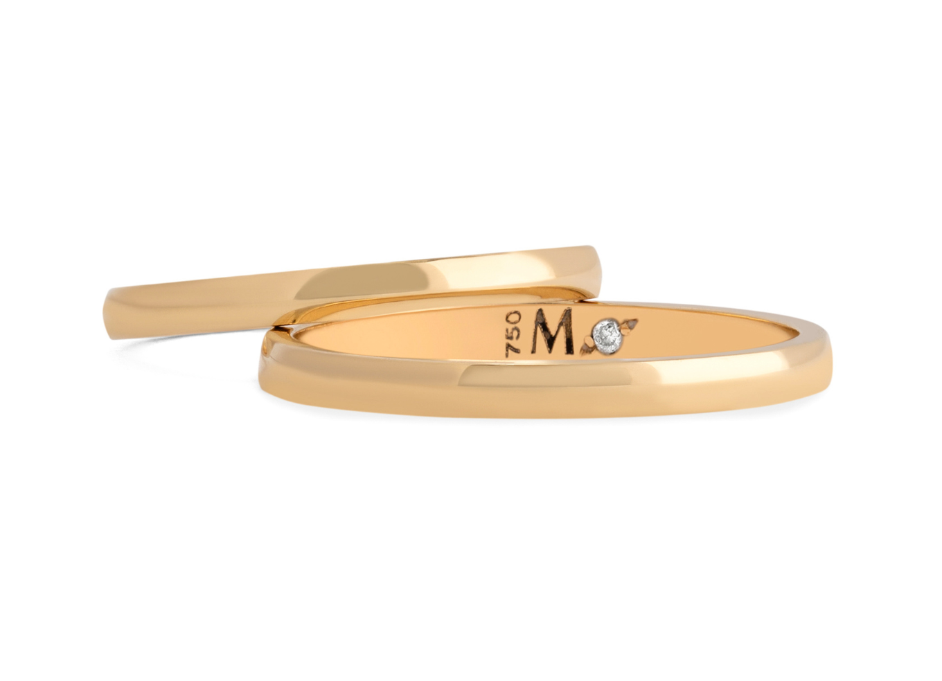 Aliança Infinity Love Gold