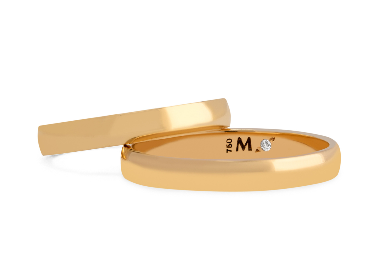 Aliança Infinity Love Gold