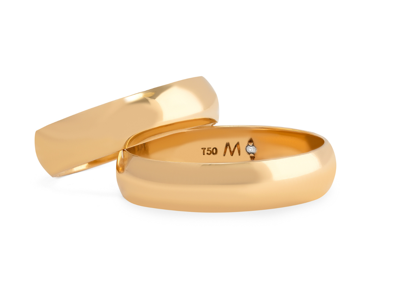 Aliança Infinity Love Gold