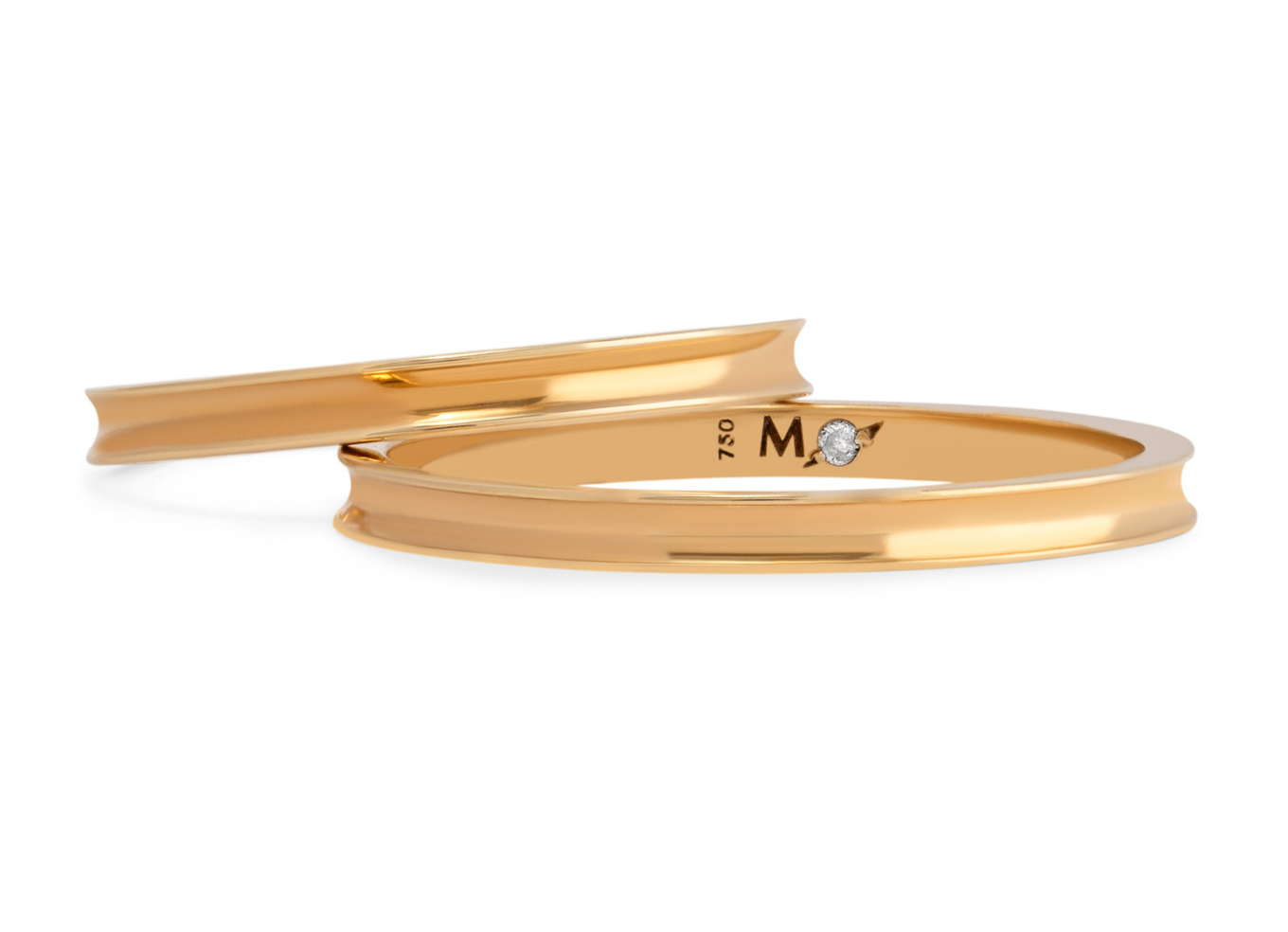 Aliança Infinity Love Gold