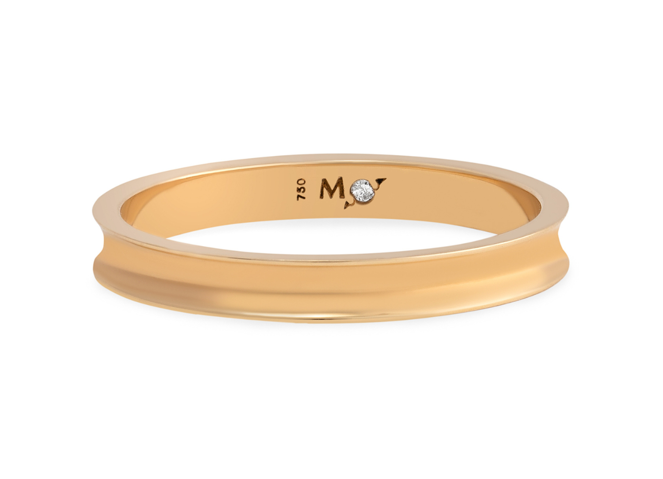 Aliança Infinity Love Gold