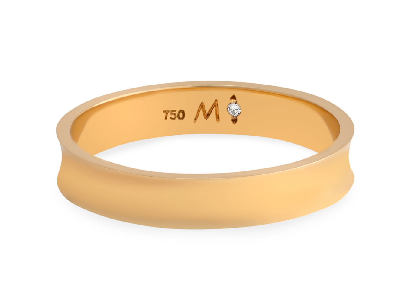 Aliança Infinity Love Gold