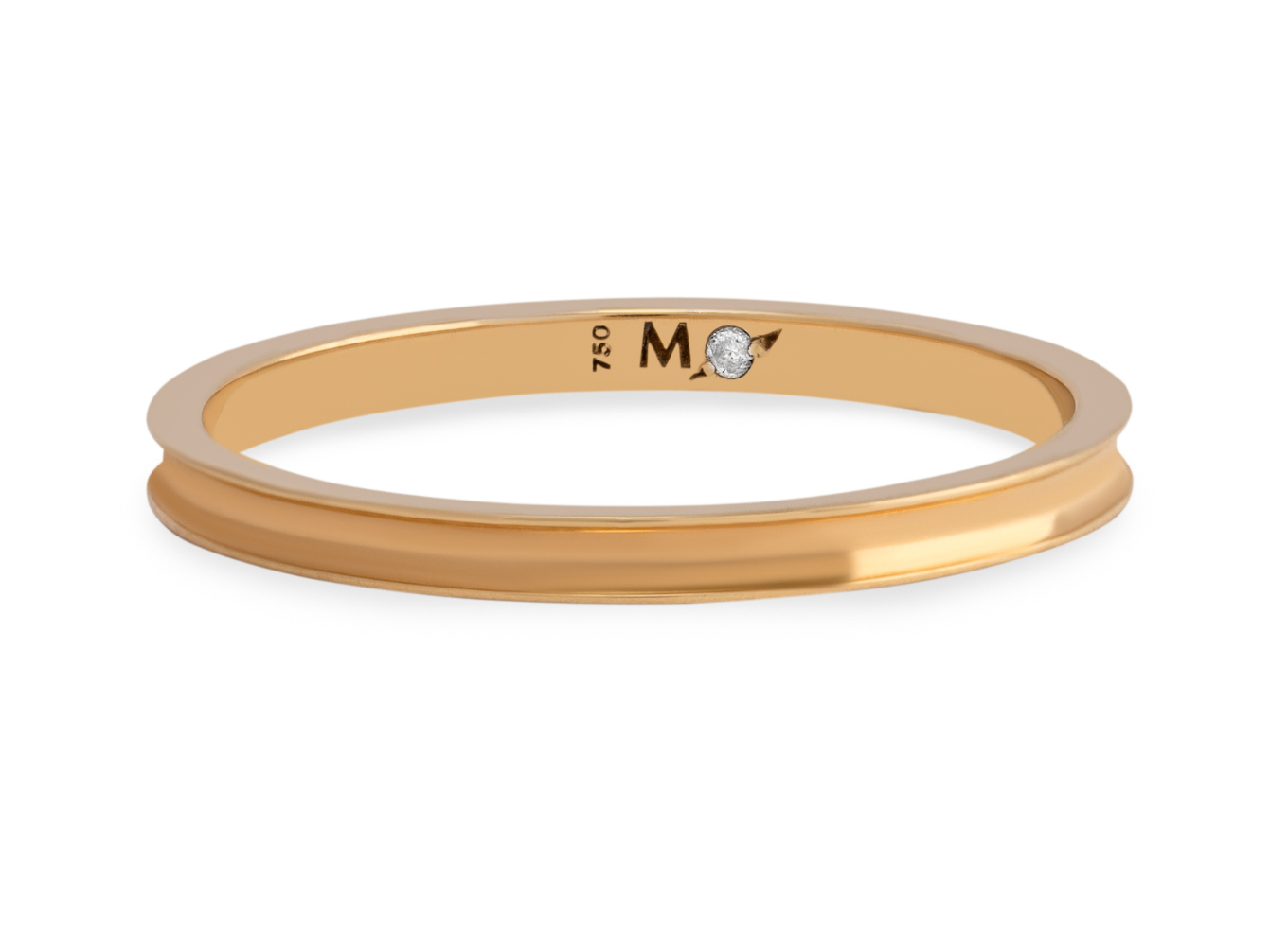 Aliança Infinity Love Gold