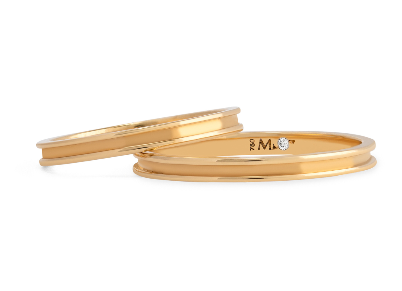 Aliança Infinity Love Gold