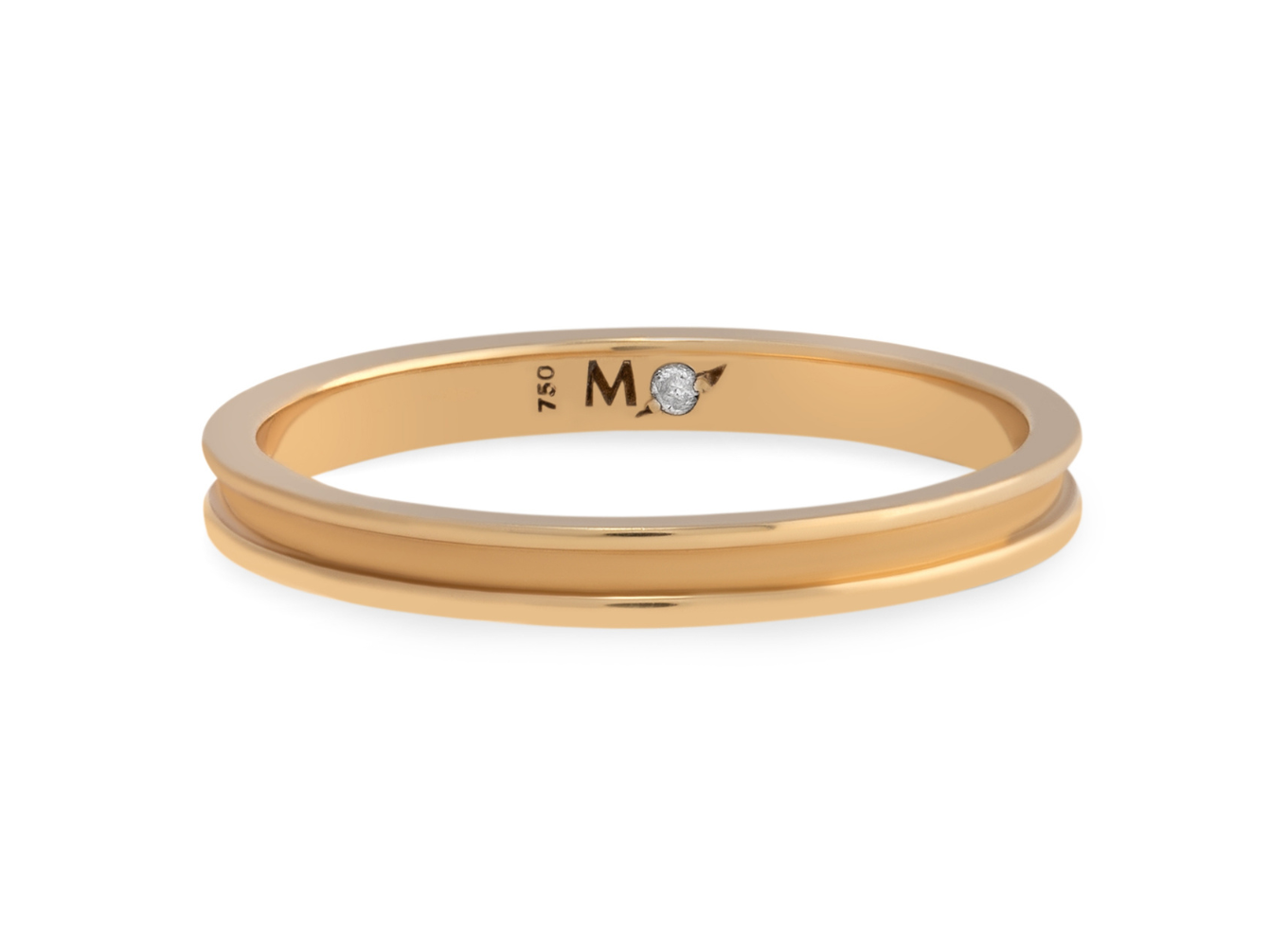 Aliança Infinity Love Super Gold
