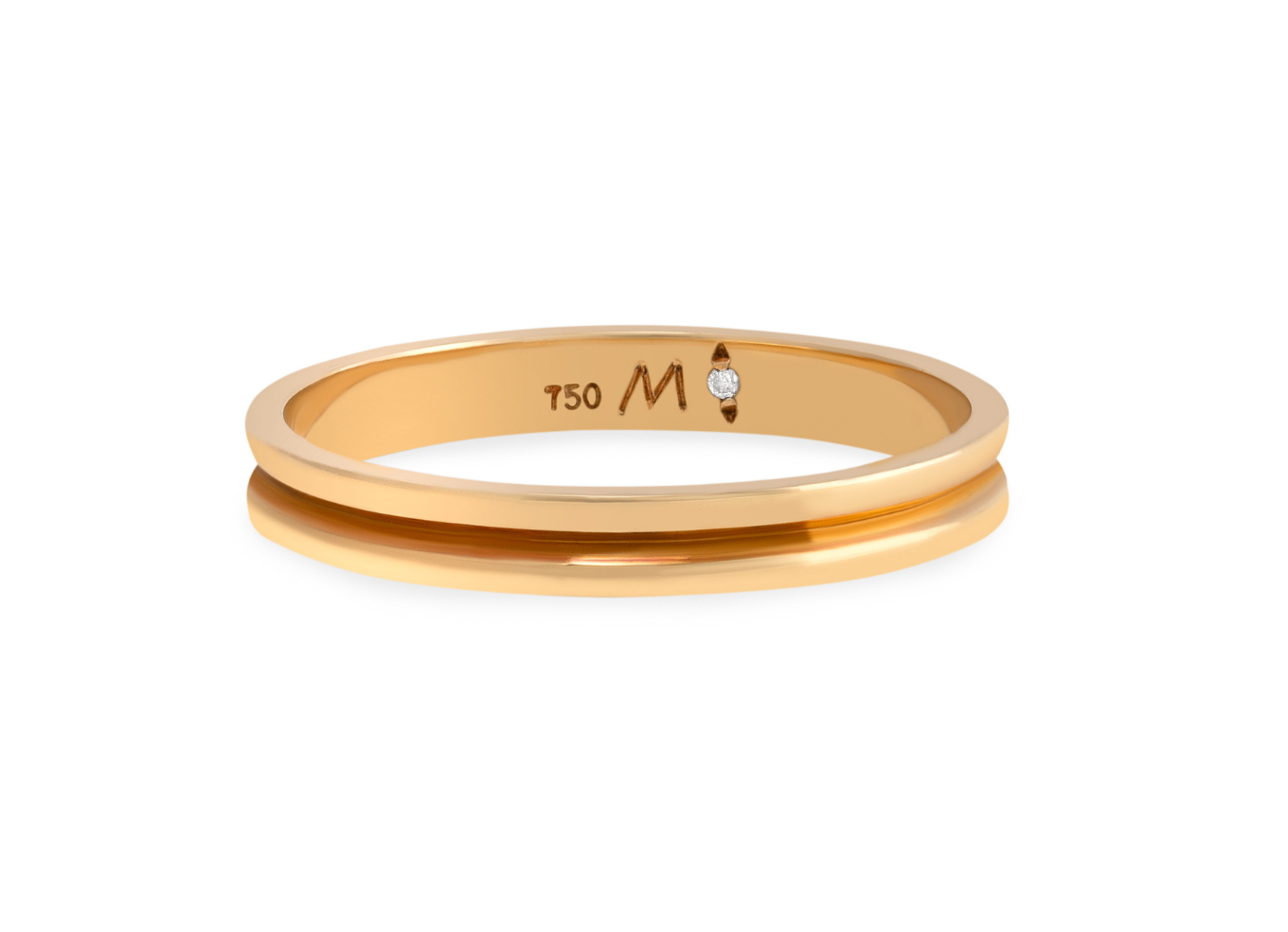 Aliança Infinity Love Premium Gold
