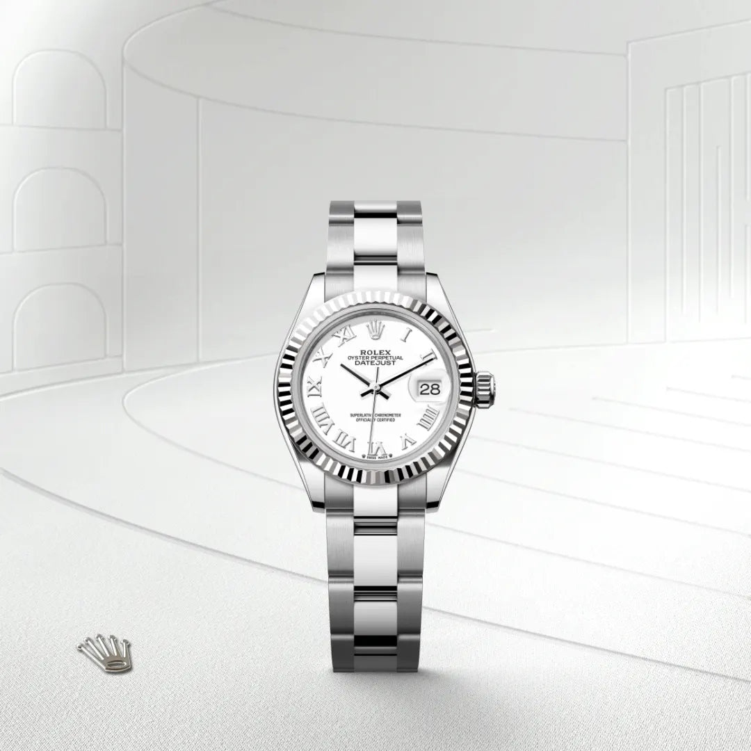 Rolex Lady-Datejust Oyster, 28 mm, aço Oystersteel e ouro branco M279174-0020 - imagem 1
