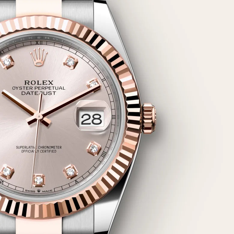Rolex Datejust 41 Oyster, 41 mm, aço Oystersteel e ouro Everose M126331-0007 - imagem 4