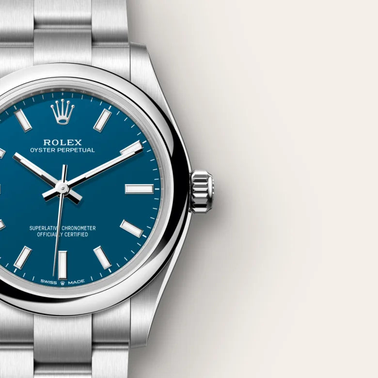 Rolex Oyster Perpetual 31 Oyster, 31 mm, aço Oystersteel M277200-0017 - imagem 4