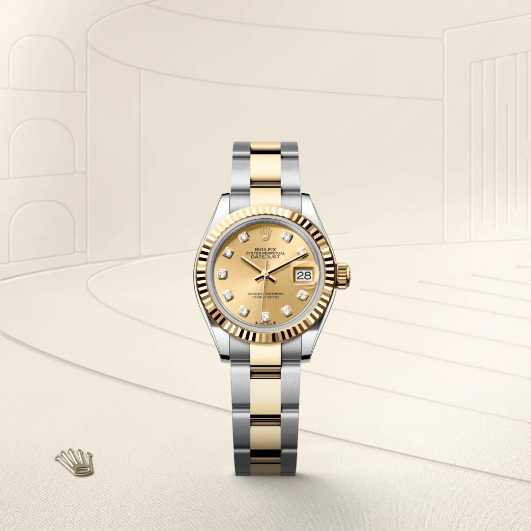 Rolex Lady-Datejust Oyster, 28 mm, aço Oystersteel e ouro amarelo M279173-0012 - imagem 1