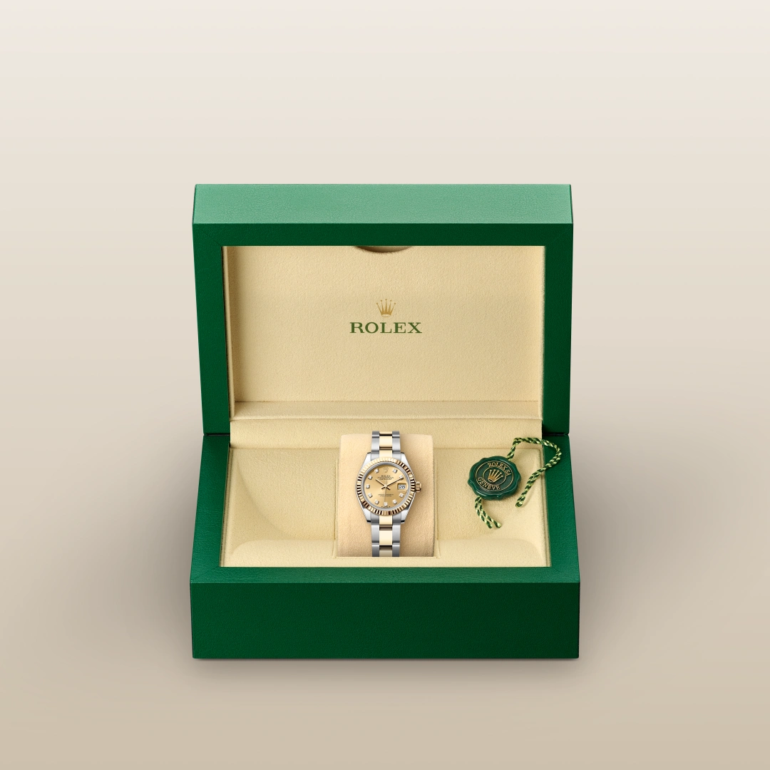 Rolex Lady-Datejust Oyster, 28 mm, aço Oystersteel e ouro amarelo M279173-0012 - imagem 2