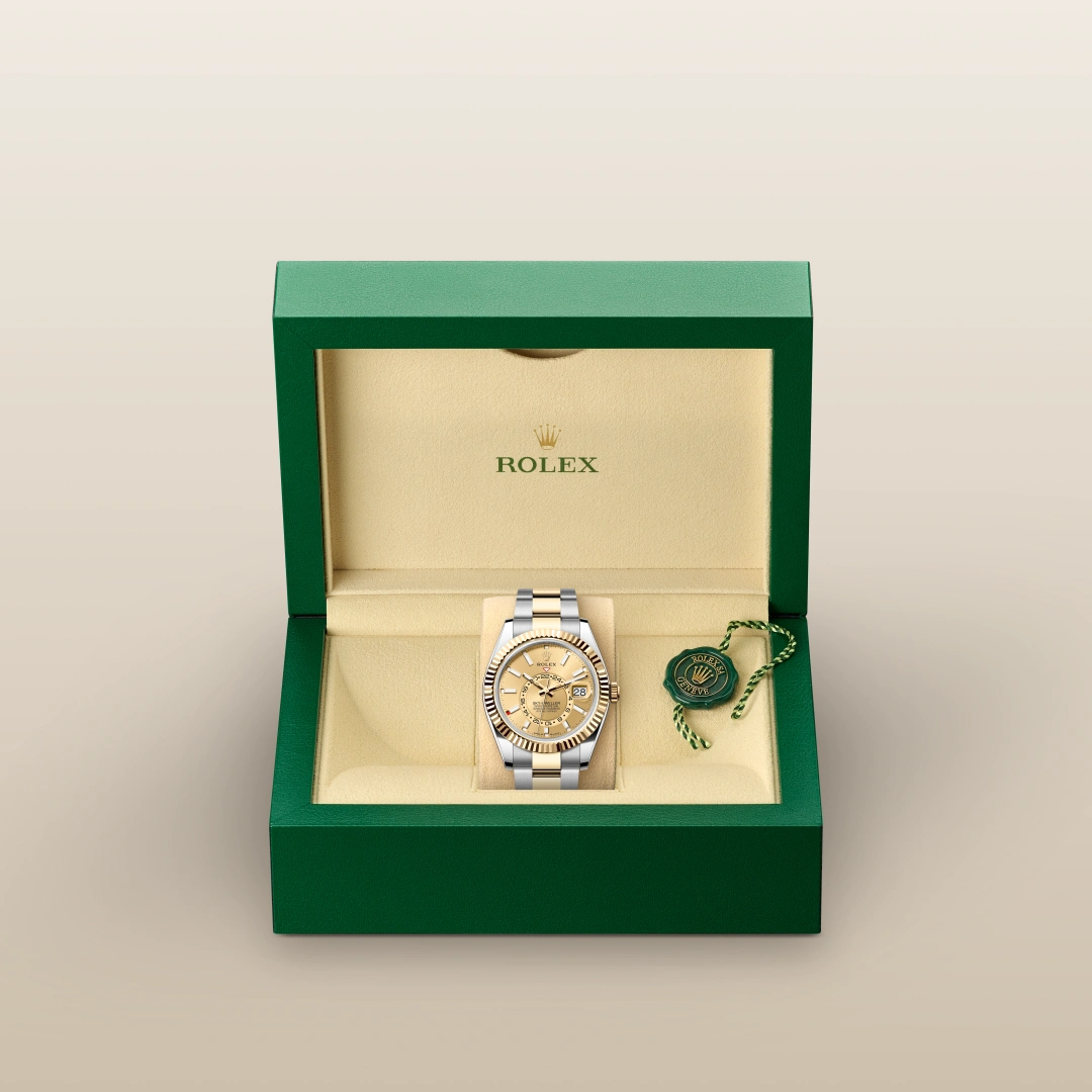 Rolex Sky-Dweller Oyster, 42 mm, aço Oystersteel e ouro amarelo M336933-0001 - imagem 2