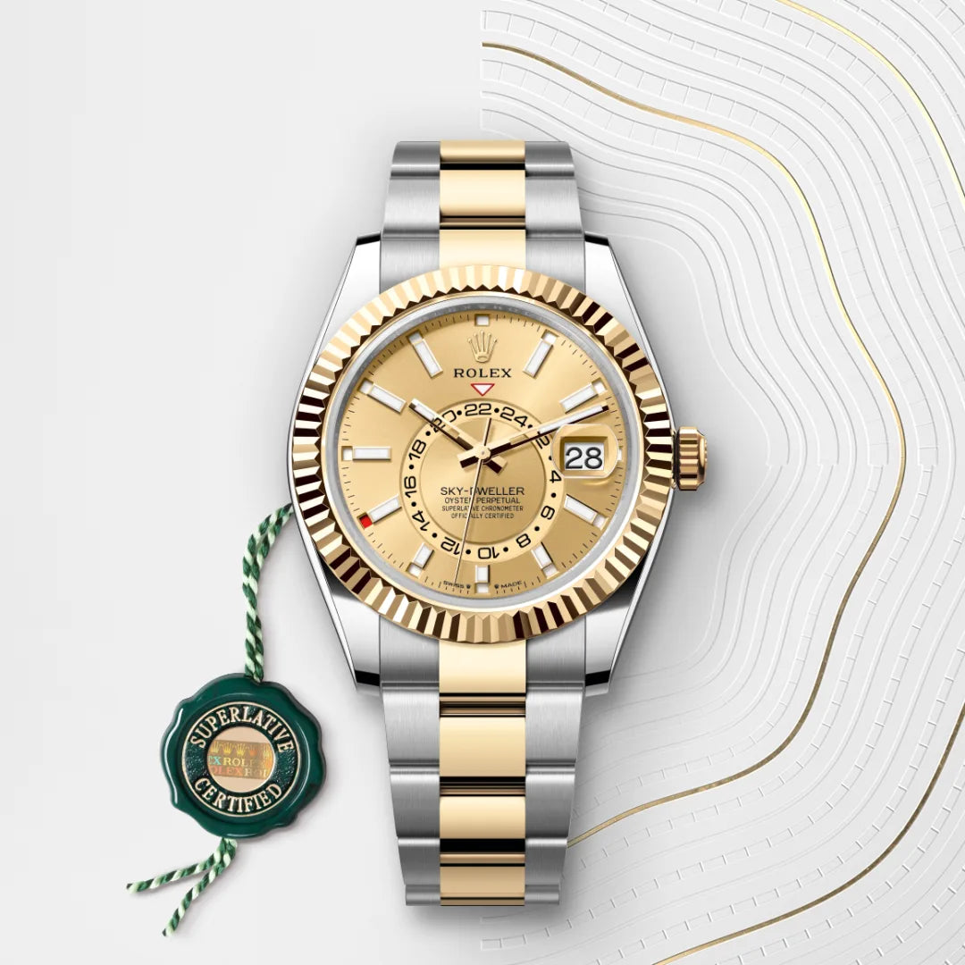 Rolex Sky-Dweller Oyster, 42 mm, aço Oystersteel e ouro amarelo M336933-0001 - imagem 3