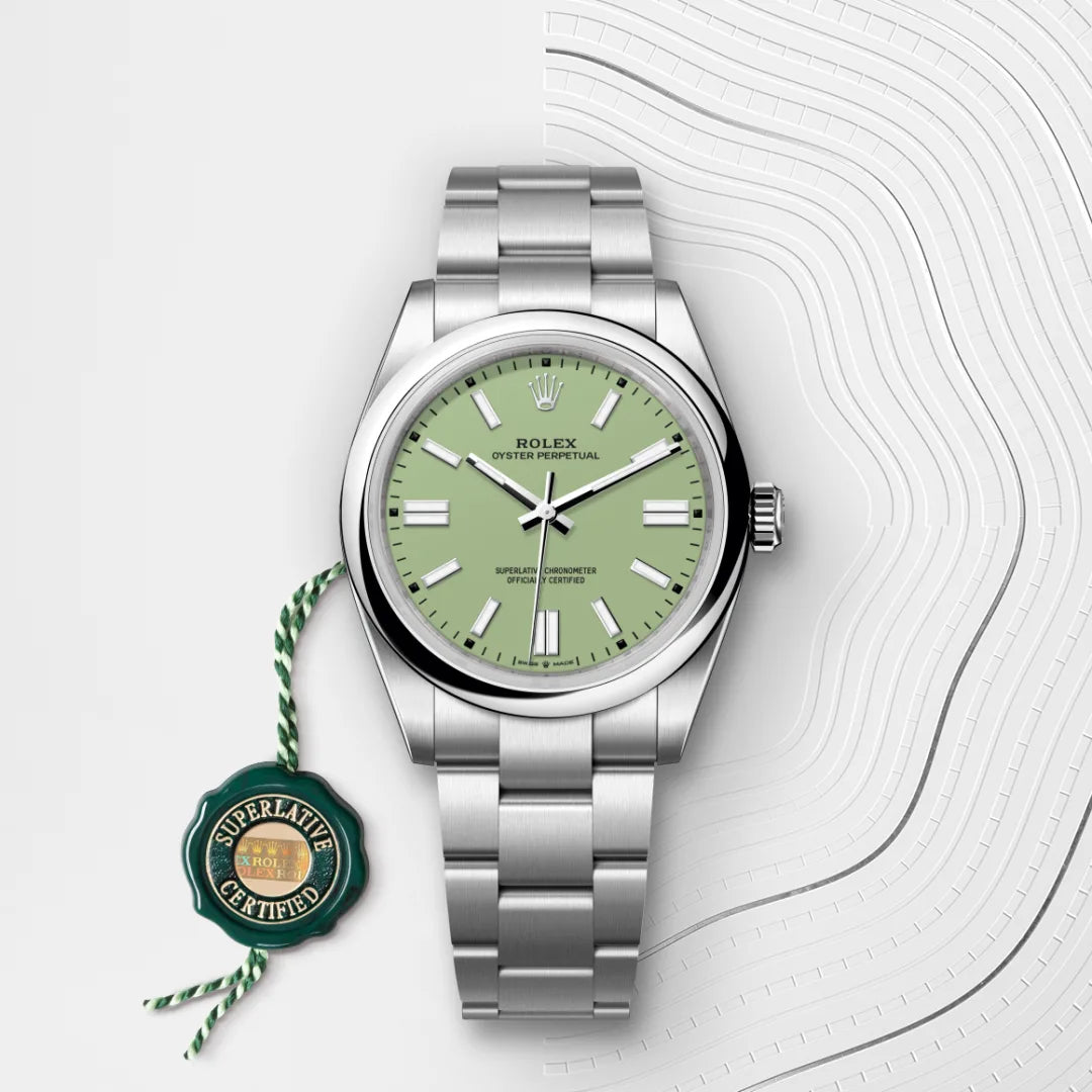 Rolex Oyster Perpetual 41 Oyster, 41 mm, aço Oystersteel M134300-0006 - imagem 3