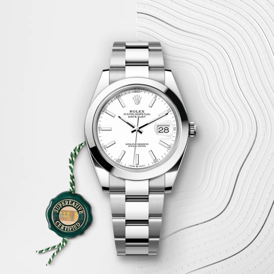 Rolex Datejust 41 Oyster, 41 mm, aço Oystersteel M126300-0005 - imagem 3