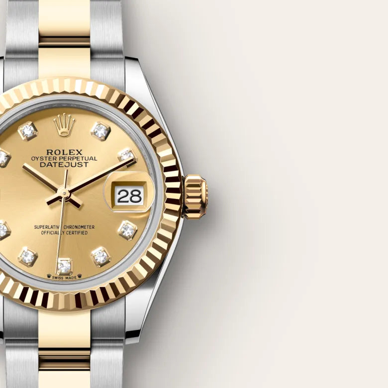 Rolex Lady-Datejust Oyster, 28 mm, aço Oystersteel e ouro amarelo M279173-0012 - imagem 4