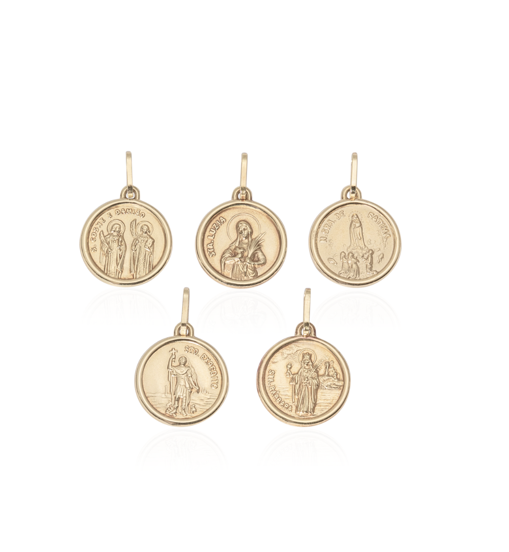 Pingentes Medalhas de Santos Católicos