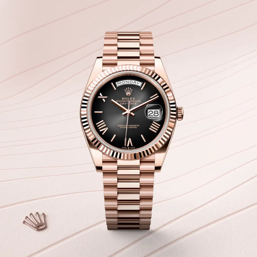 Rolex Day-Date 40 Oyster, 40 mm, ouro Everose M228235-0055 - imagem 1