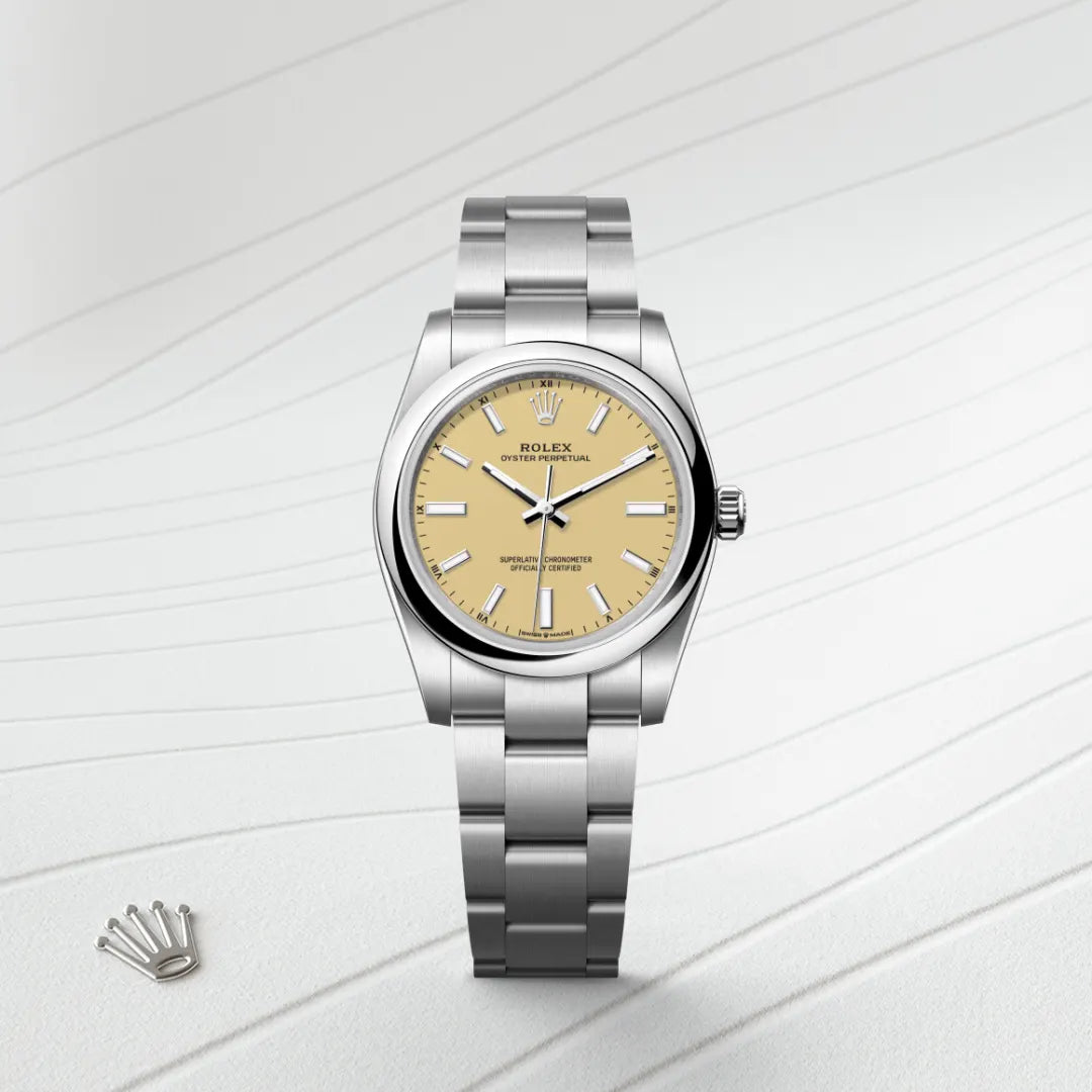 Rolex Oyster Perpetual 34 Oyster, 34 mm, aço Oystersteel M124200-0007 - imagem 1