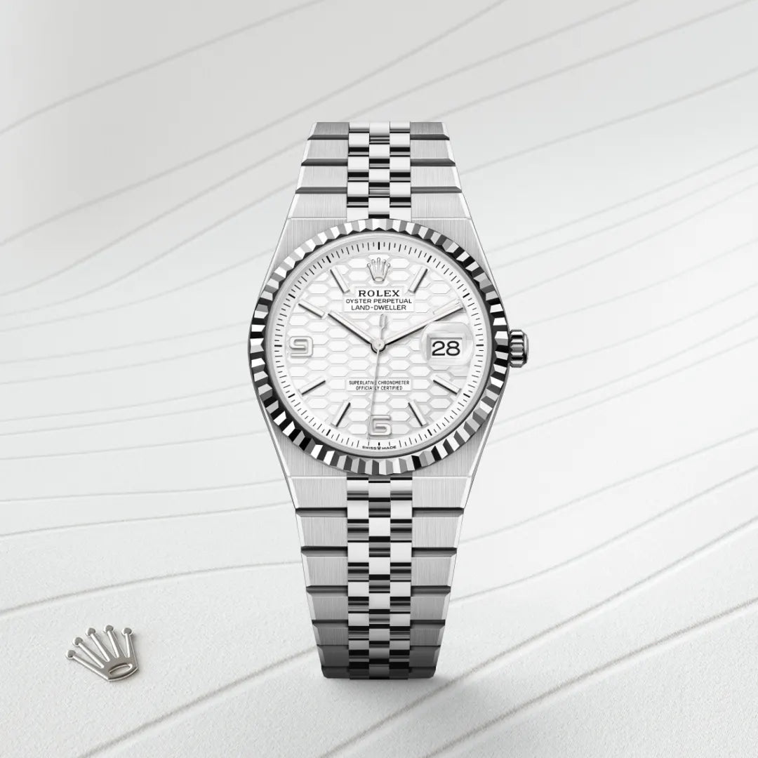Rolex Land-Dweller 40 Oyster, 40 mm, aço Oystersteel e ouro branco M127334-0001 - imagem 1