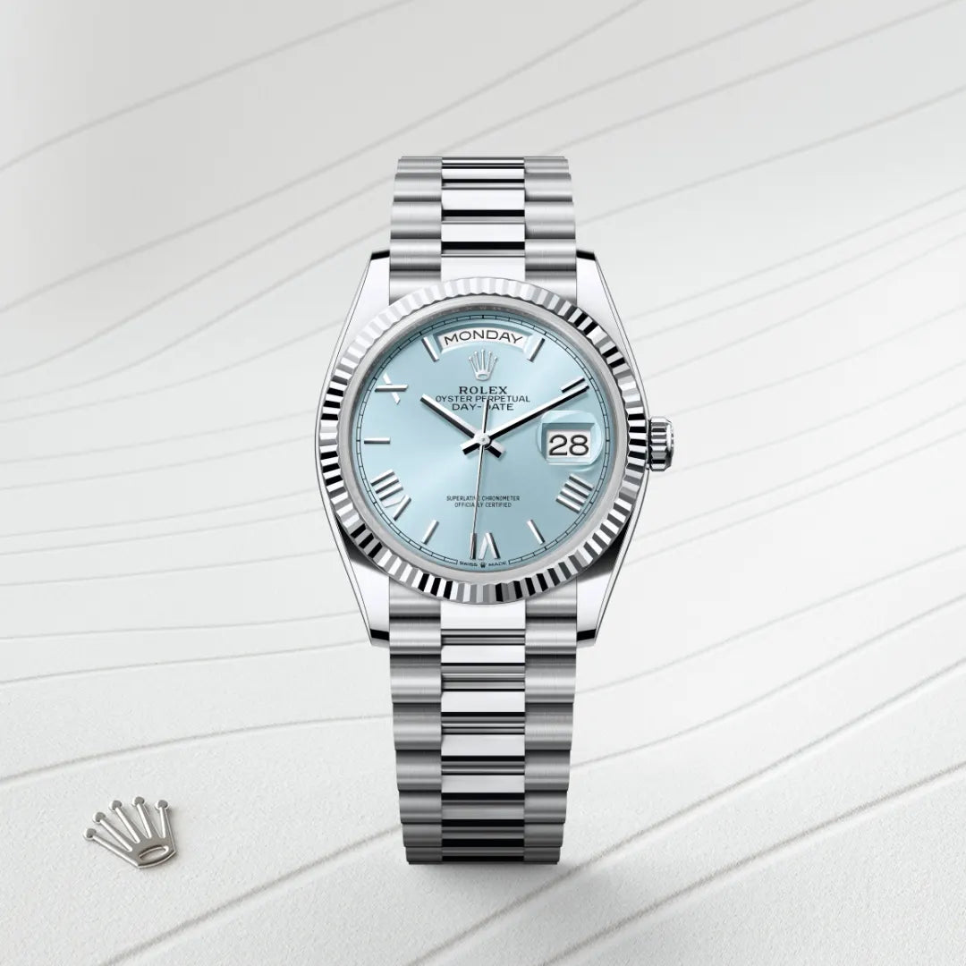 Rolex Day-Date 36 Oyster, 36 mm, platina M128236-0018 - imagem 1