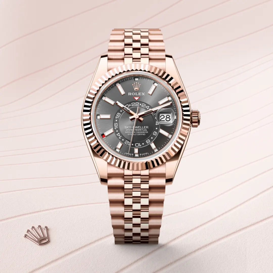 Rolex Sky-Dweller Oyster, 42 mm, ouro Everose M336935-0008 - imagem 1