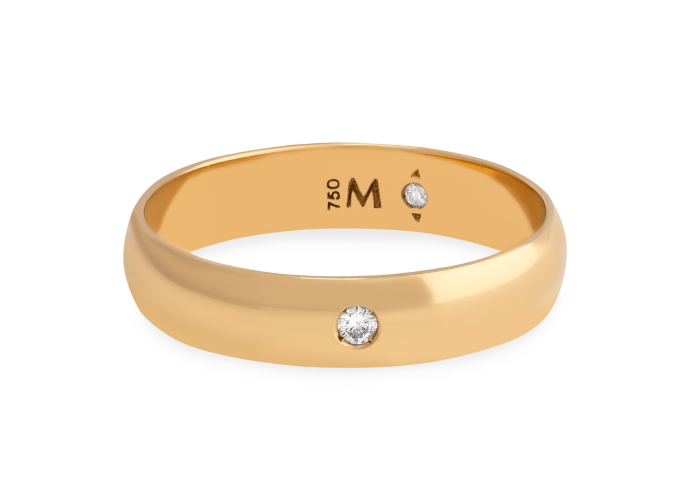 Aliança Infinity Love Gold