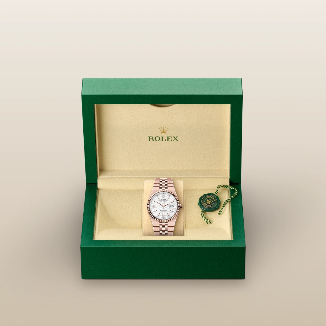 Rolex Land-Dweller 36 Oyster, 36 mm, ouro Everose M127235-0001 - imagem 2