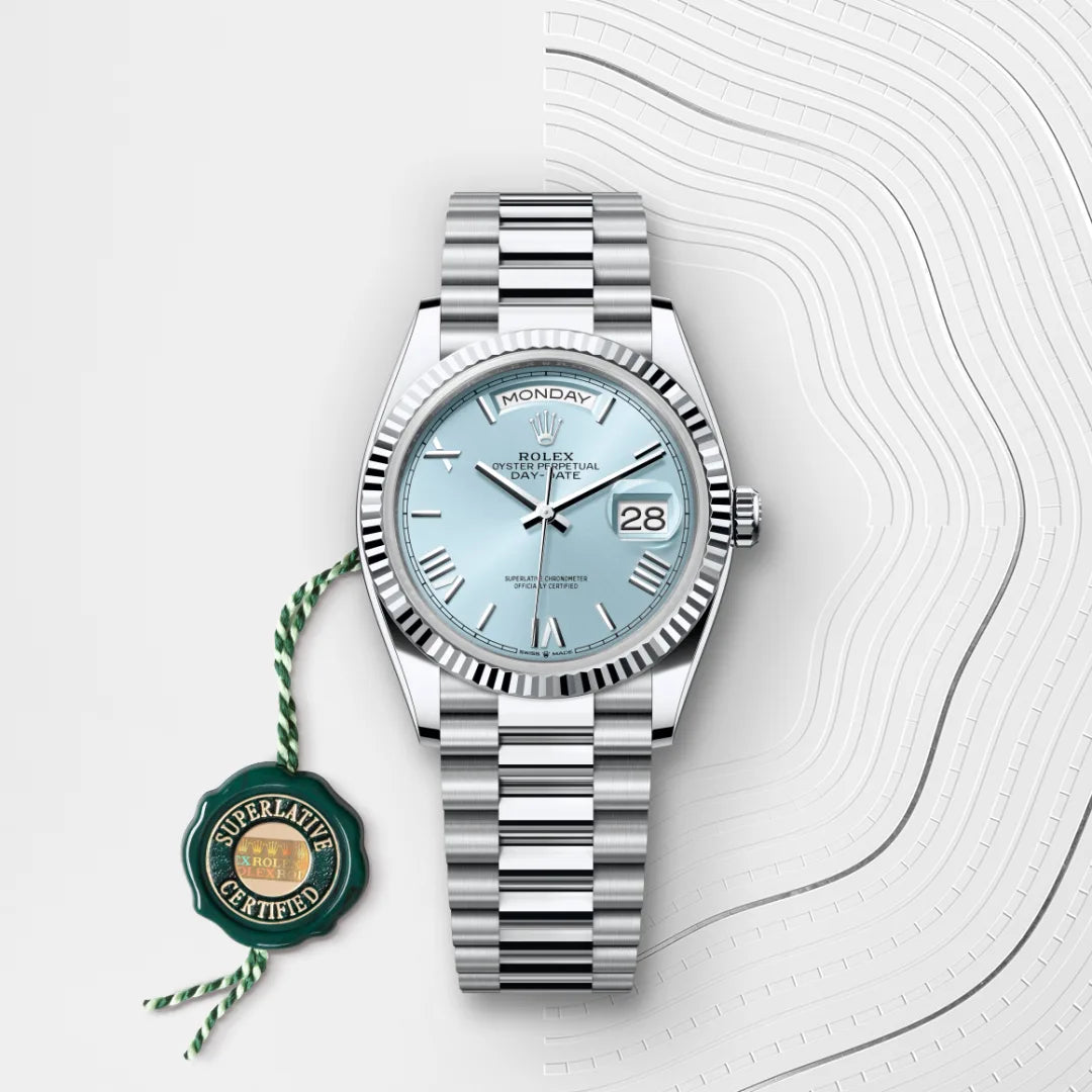 Rolex Day-Date 36 Oyster, 36 mm, platina M128236-0018 - imagem 3