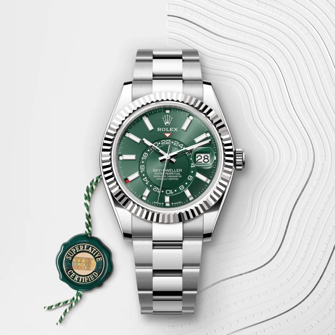 Rolex Sky-Dweller Oyster, 42 mm, aço Oystersteel e ouro branco M336934-0001 - imagem 3