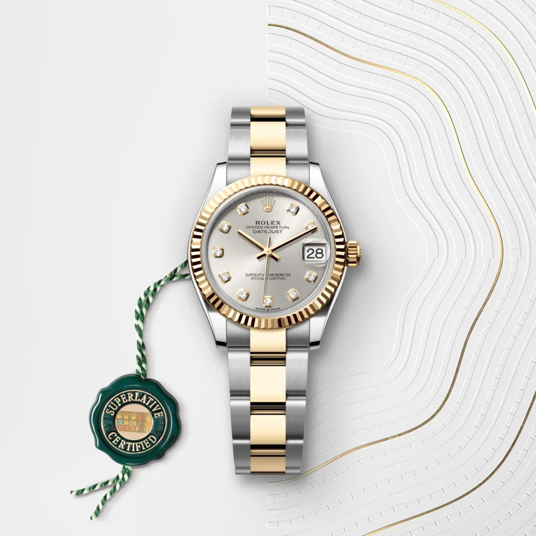 Rolex Datejust 31 Oyster, 31 mm, aço Oystersteel e ouro amarelo M278273-0019 - imagem 3