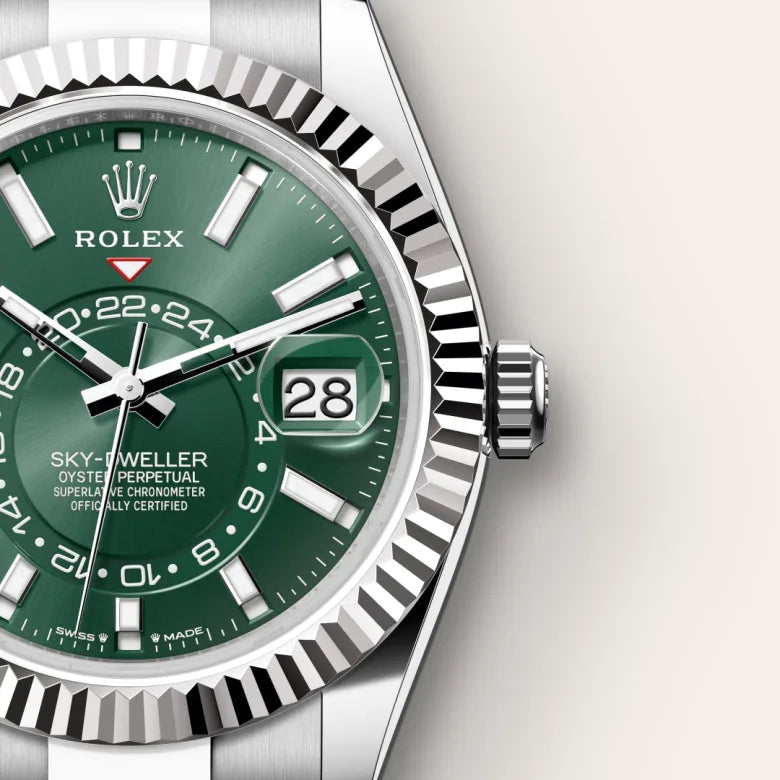 Rolex Sky-Dweller Oyster, 42 mm, aço Oystersteel e ouro branco M336934-0001 - imagem 4