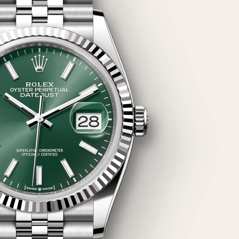 Rolex Datejust 36 Oyster, 36 mm, aço Oystersteel e ouro branco M126234-0051 - imagem 4