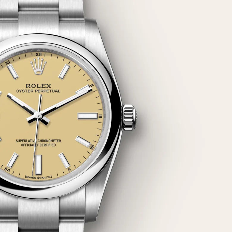Rolex Oyster Perpetual 34 Oyster, 34 mm, aço Oystersteel M124200-0007 - imagem 4