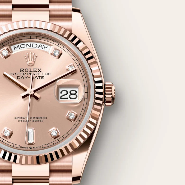 Rolex Day-Date 36 Oyster, 36 mm, ouro Everose M128235-0009 - imagem 4