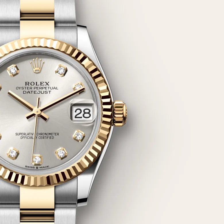 Rolex Datejust 31 Oyster, 31 mm, aço Oystersteel e ouro amarelo M278273-0019 - imagem 4