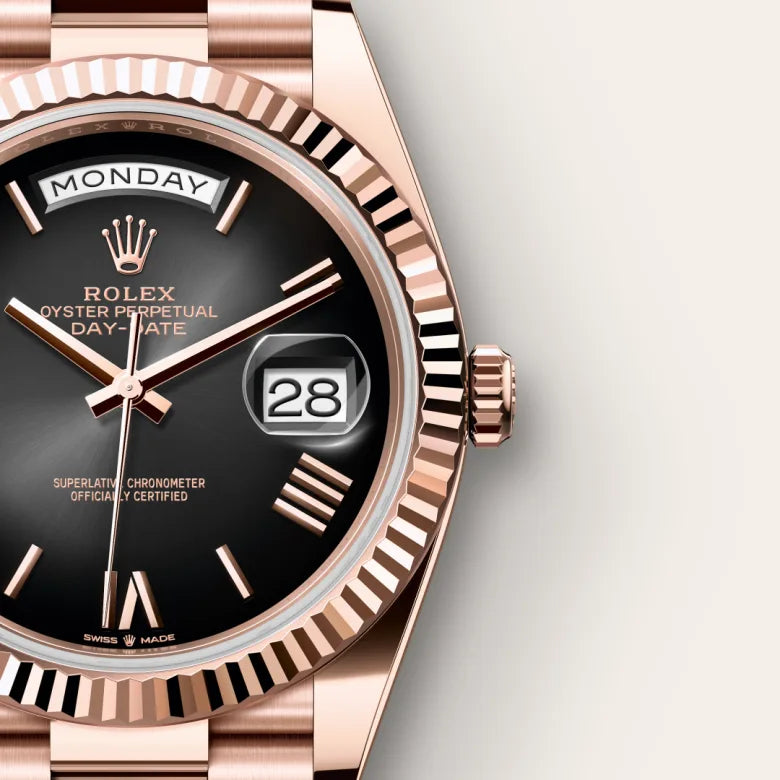 Rolex Day-Date 40 Oyster, 40 mm, ouro Everose M228235-0055 - imagem 4