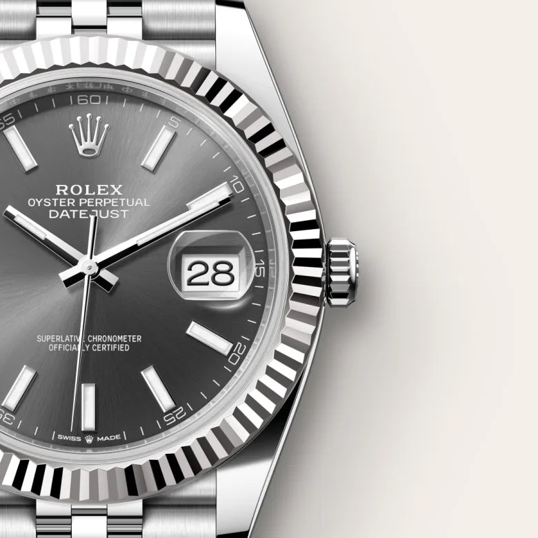 Rolex Datejust 41 Oyster, 41 mm, aço Oystersteel e ouro branco M126334-0014 - imagem 2