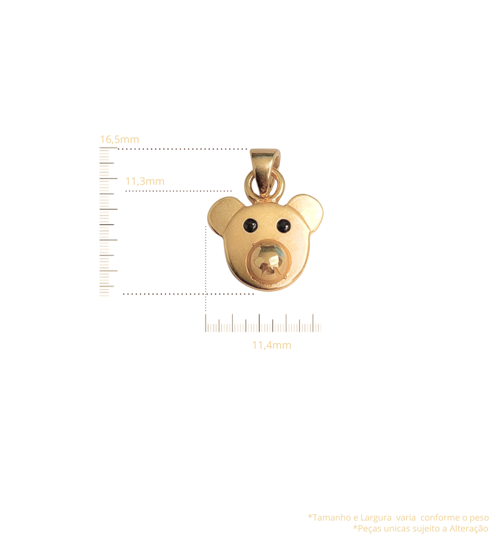 Pingente Urso