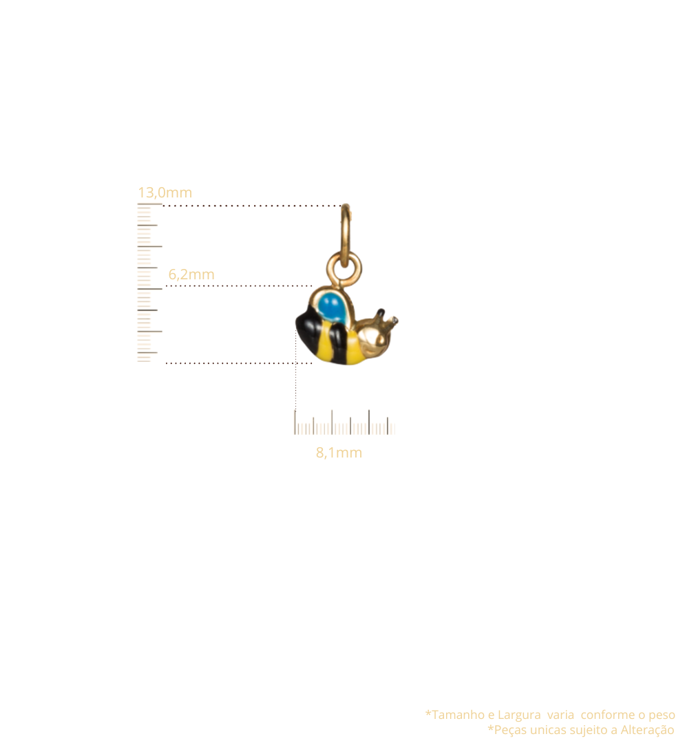 Pingente Infantil Sweet Bees