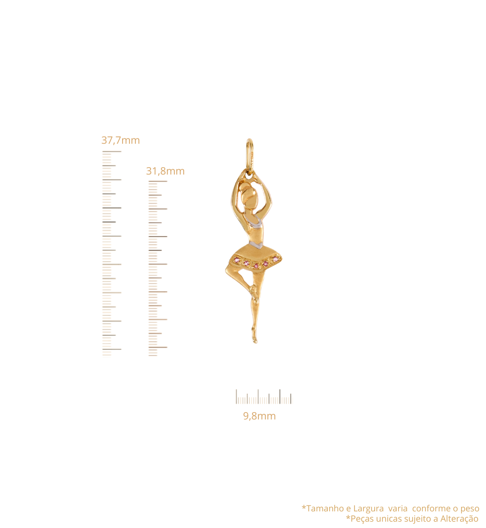 Pingente Bailarina