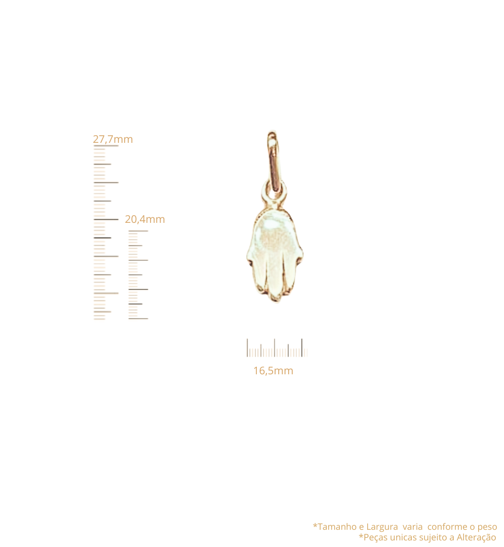 Pingente Mão Hamsa
