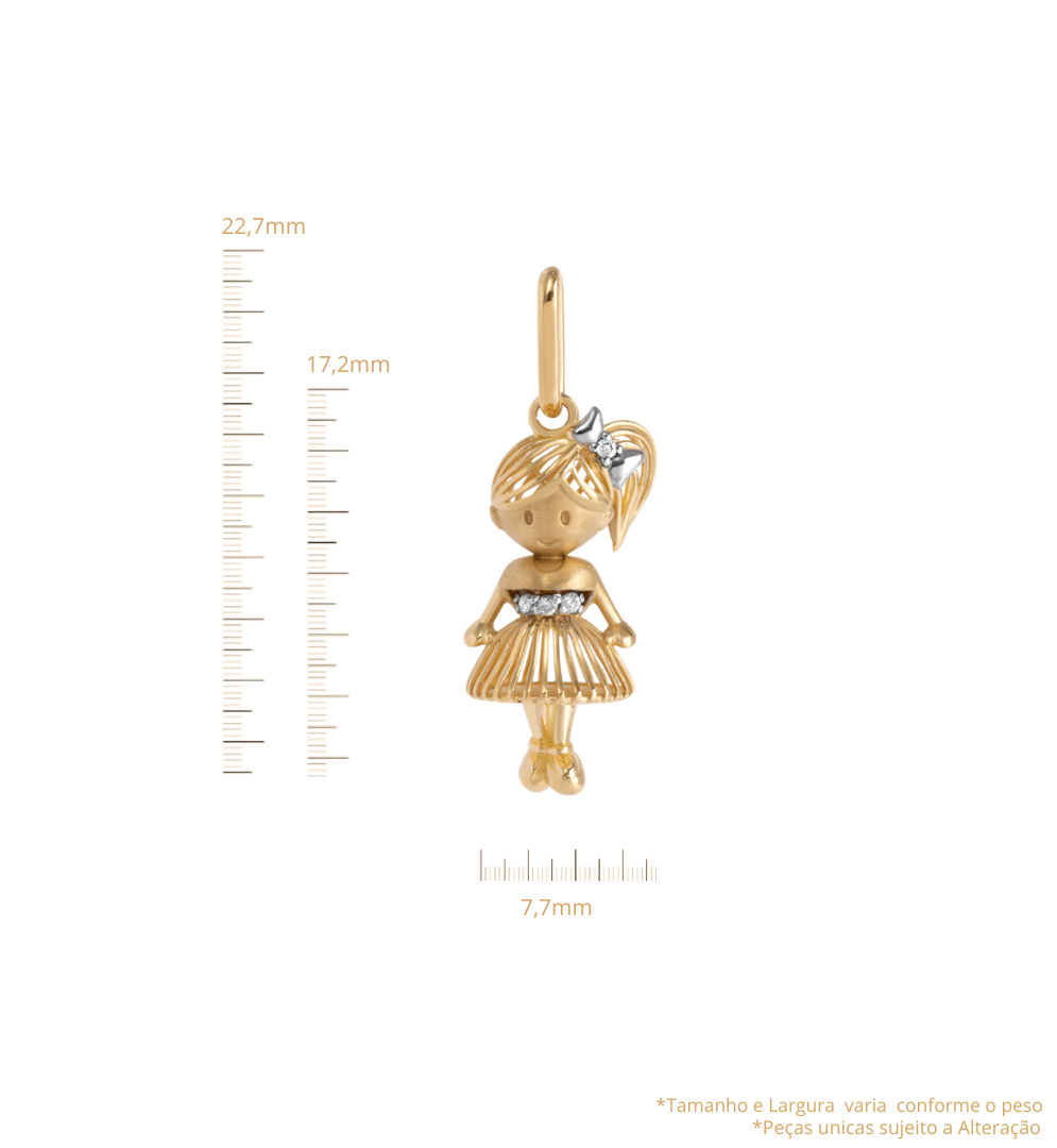 Pingente Menina