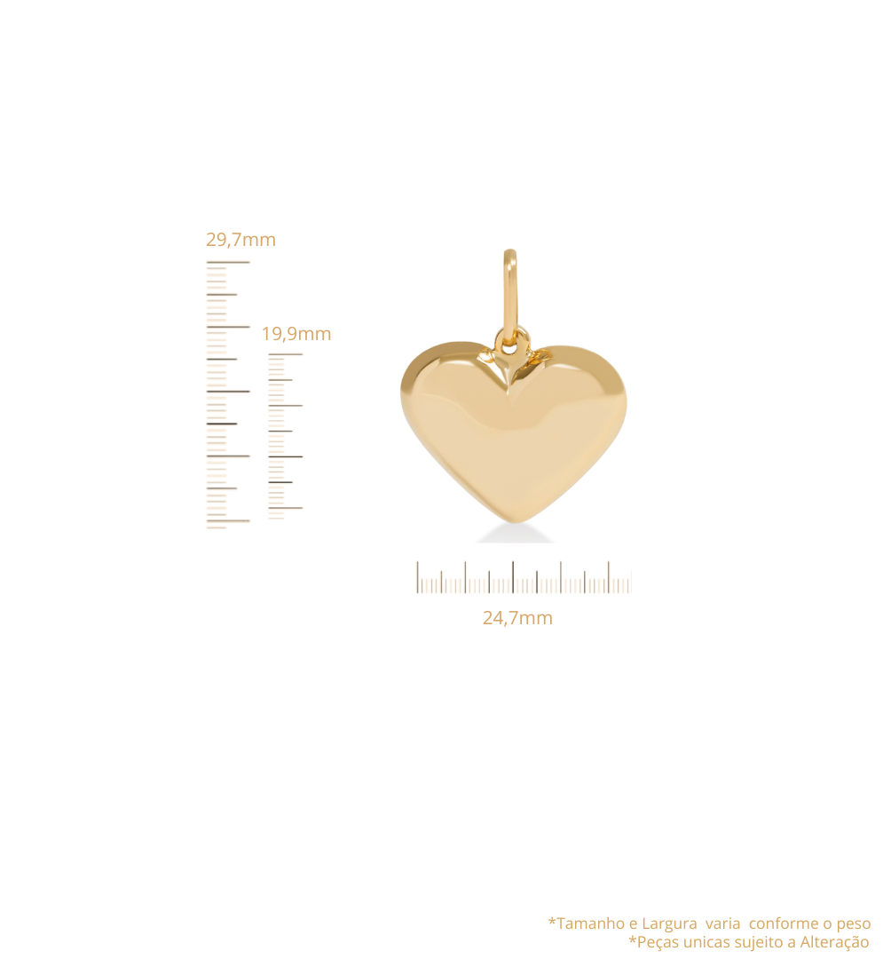 Pingente Coração