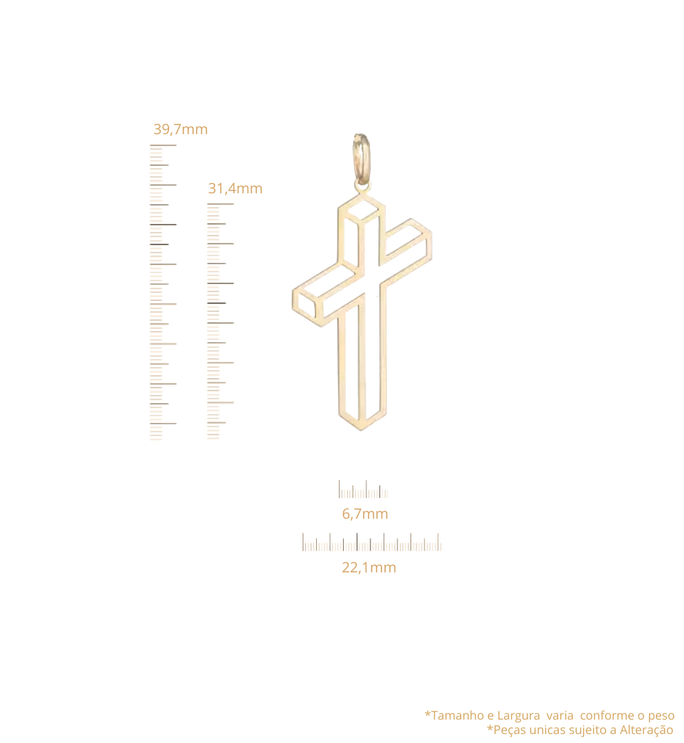 Pingente Cruz