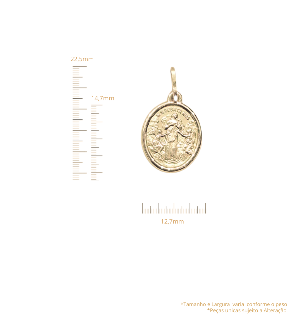 Medalha Nossa Senhora Desatadora de  Nós