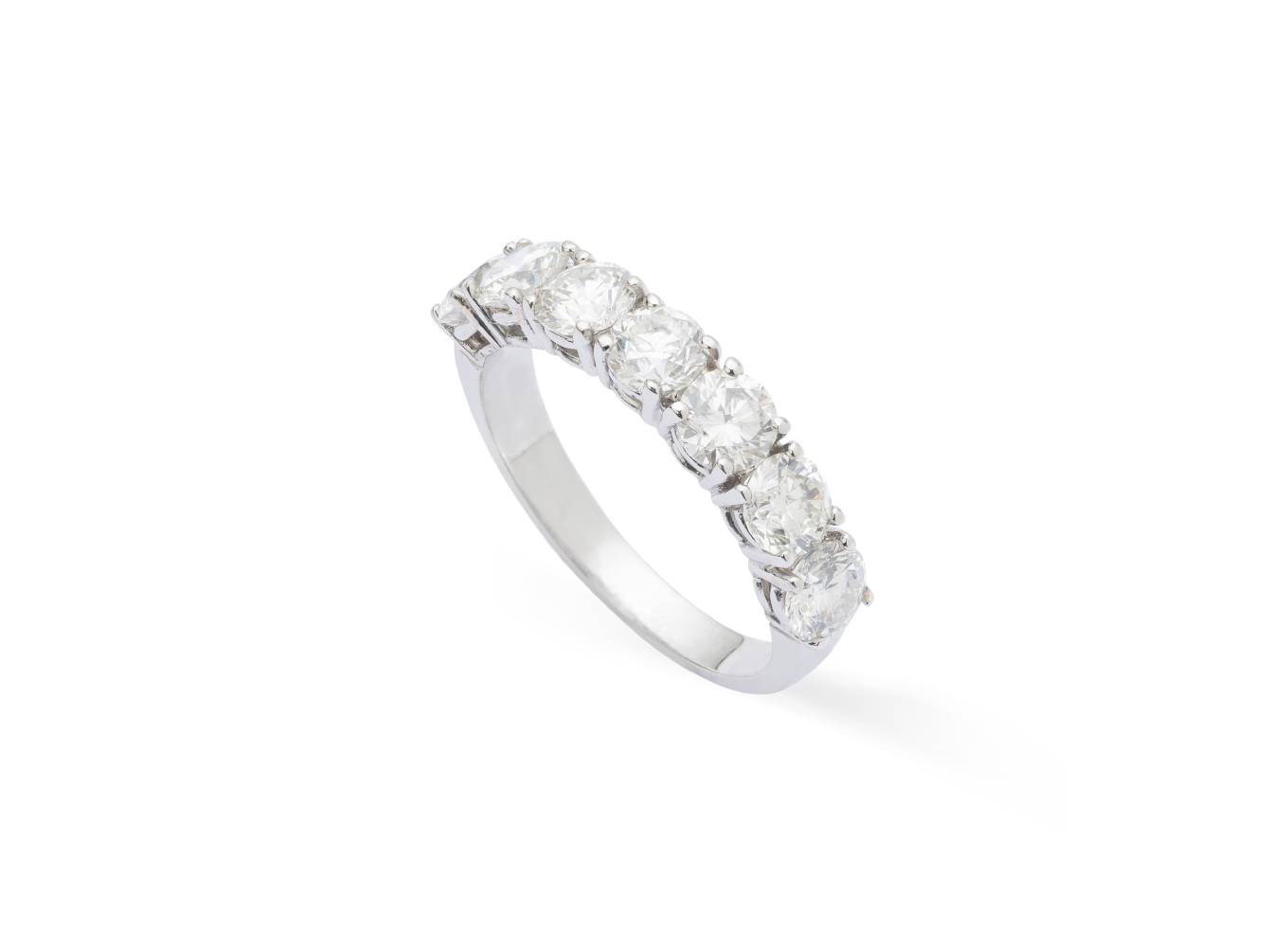 Meia Aliança de Diamantes