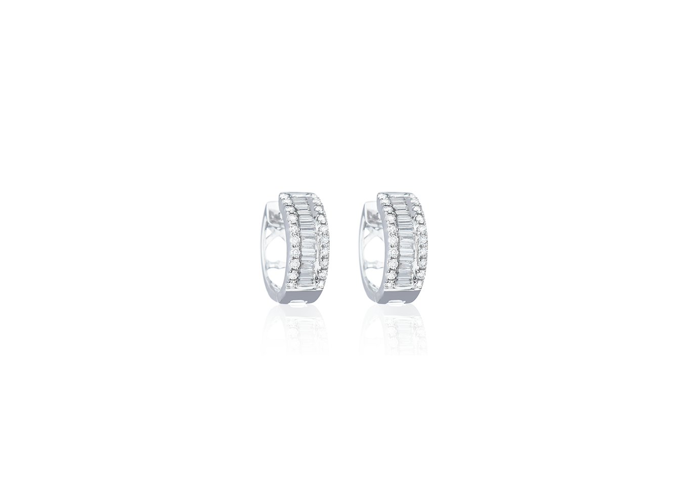 Brinco Diamantes Rich Round