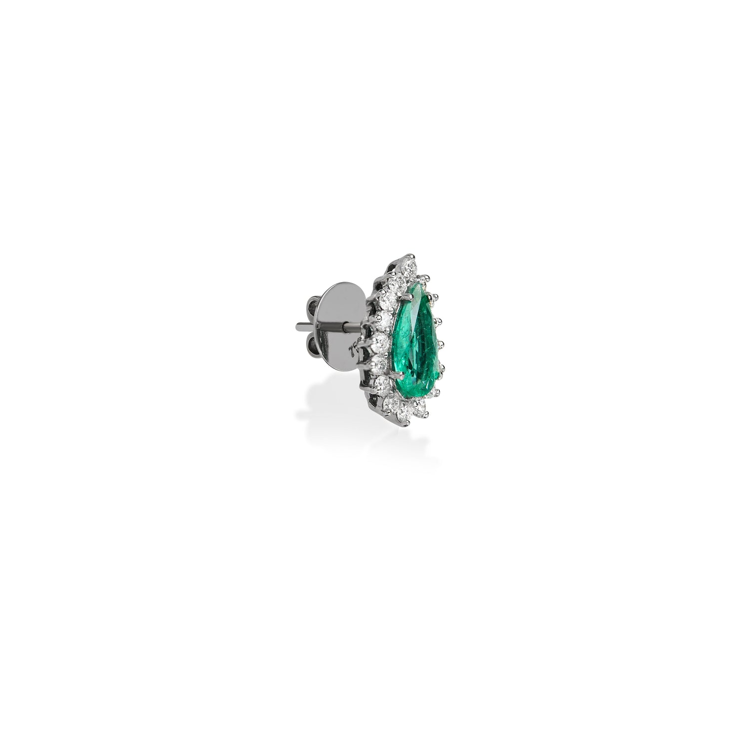 Brinco Gota Esmeralda