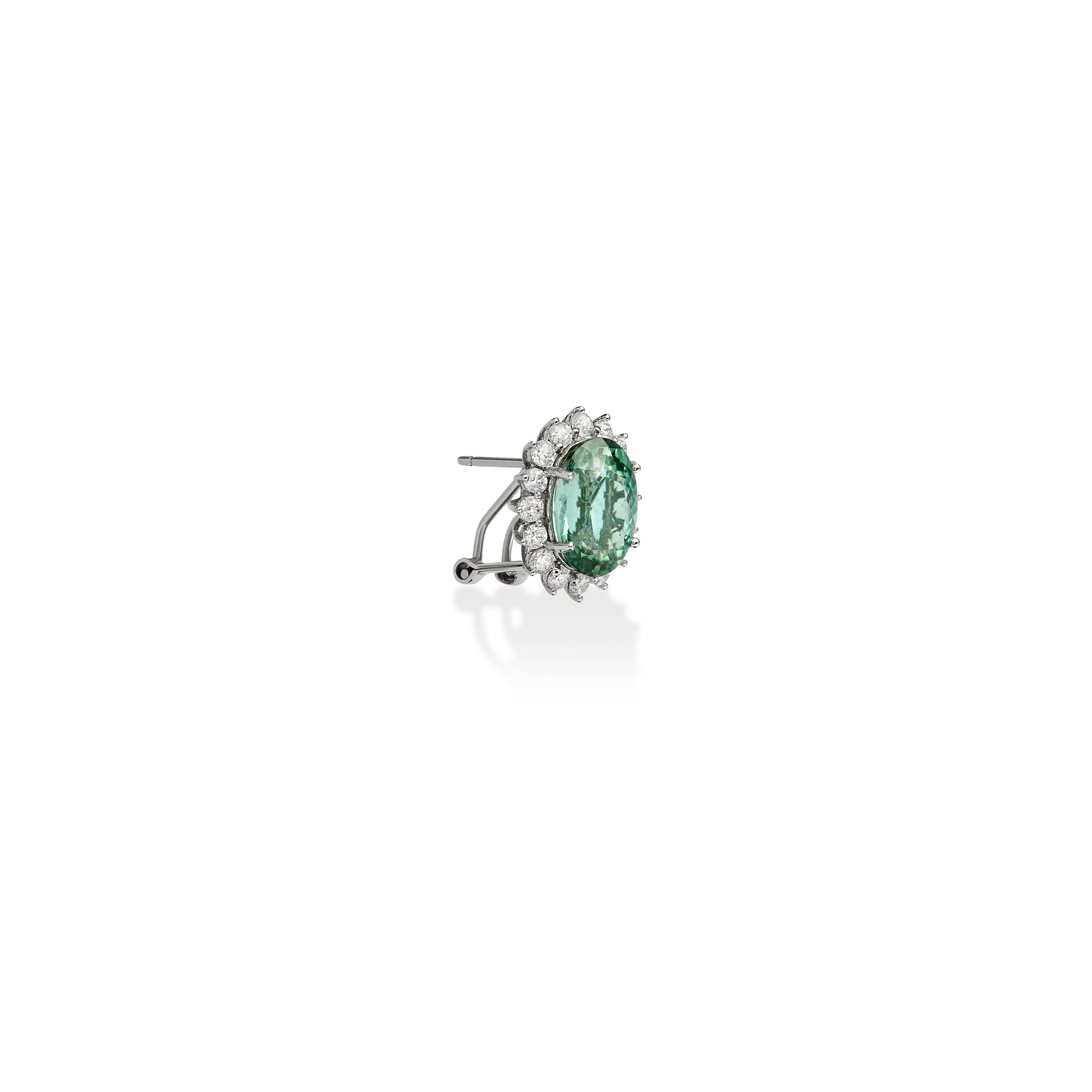 Brinco Turmalina Verde